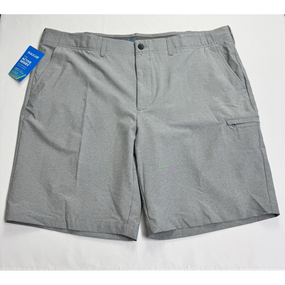 Haggar The Active Series Performance Utility Short Men's Size 44W Gray - Picture 1 of 10